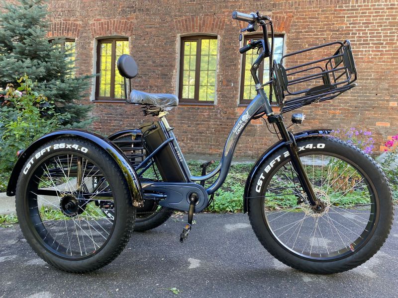 Трехколесный электровелосипед Fat Trike F (R26FAT 1000W 48V 20.3Ah) Трехколесный электровелосипед Fat Trike F (R26FAT 1000W 48V 20.3Ah)